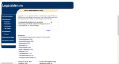 Desktop Screenshot of legatsiden.no