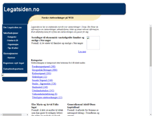 Tablet Screenshot of legatsiden.no